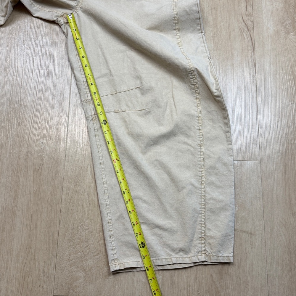Free people Good Luck Barrel Leg Pants bleached out, SIZE 31 - Picture 8 of 11